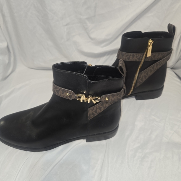Michael Kors Black and Brown Ankle Booties - Picture 3 of 5